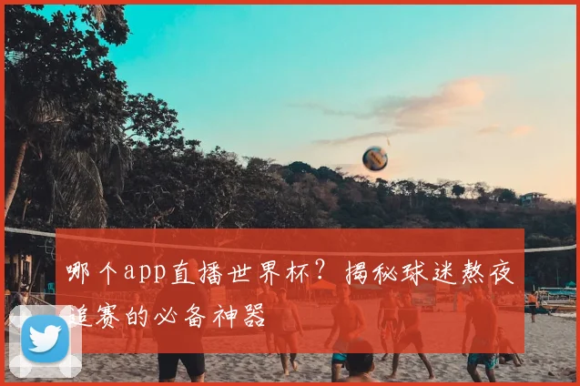 哪个app直播世界杯？揭秘球迷熬夜追赛的必备神器